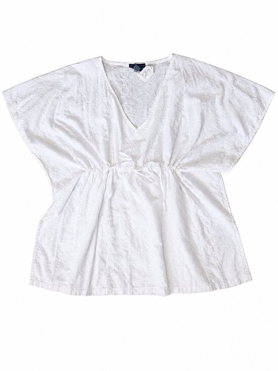 Ralph Lauren Other - Ralph Lauren White Eyelet Kaftan Swim Cover-Up | Size Medium